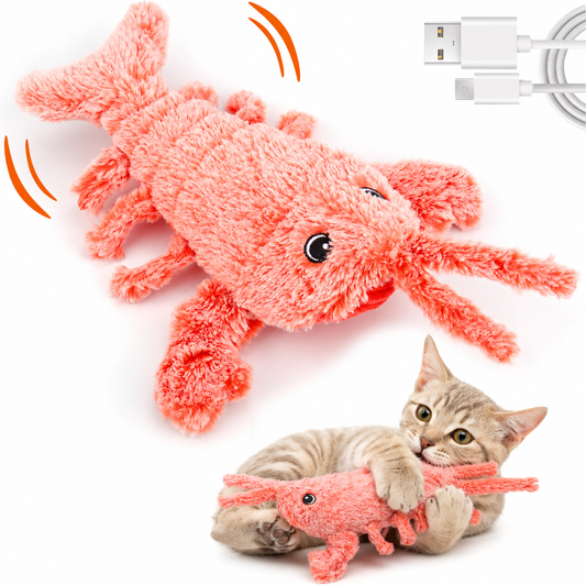 Langosta Interactiva para Gatos con Movimiento Realista